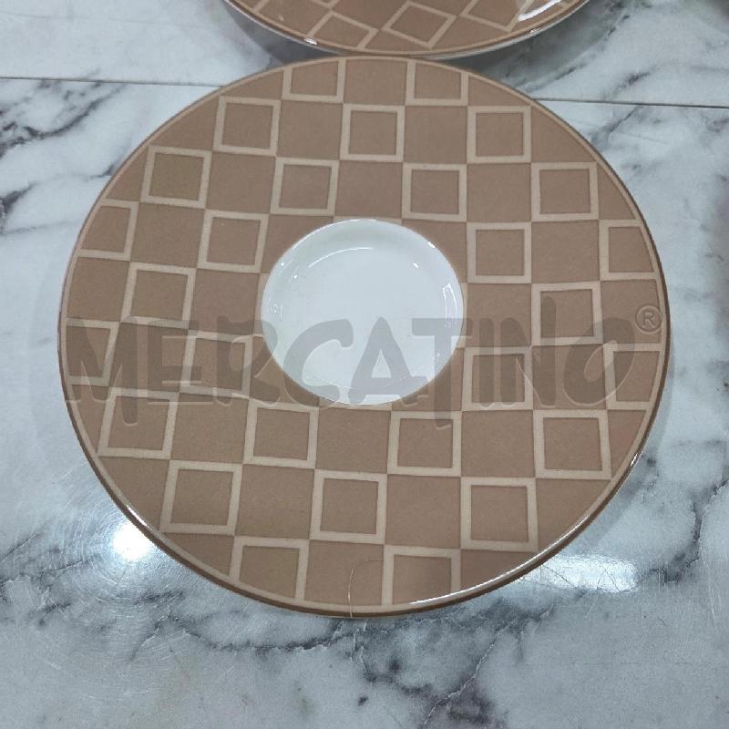 TAZZE PZ. GRUPPO CER MARRONE VILLEROY BOCH CAFFÈ CARAMEL | Mercatino dell'Usato Benevento 3
