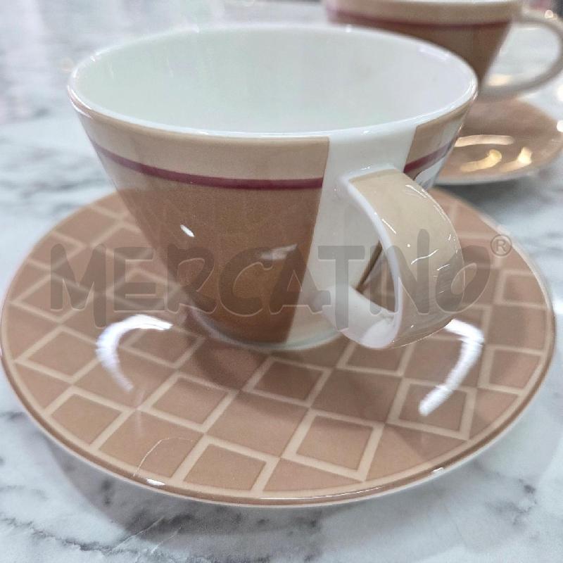 TAZZE PZ. GRUPPO CER MARRONE VILLEROY BOCH CAFFÈ CARAMEL | Mercatino dell'Usato Benevento 5