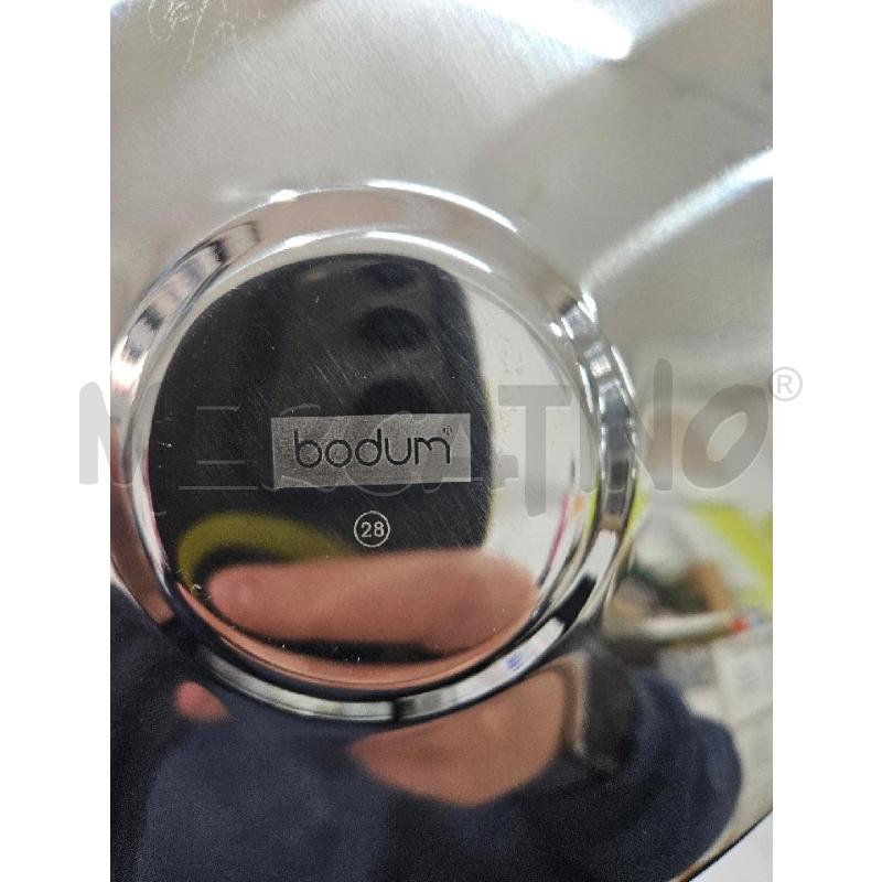 TAZZE PZ. GRUPPO VETRO SOFFIATO PIATTINI ACCIAIO BODUM | Mercatino dell'Usato Benevento 3