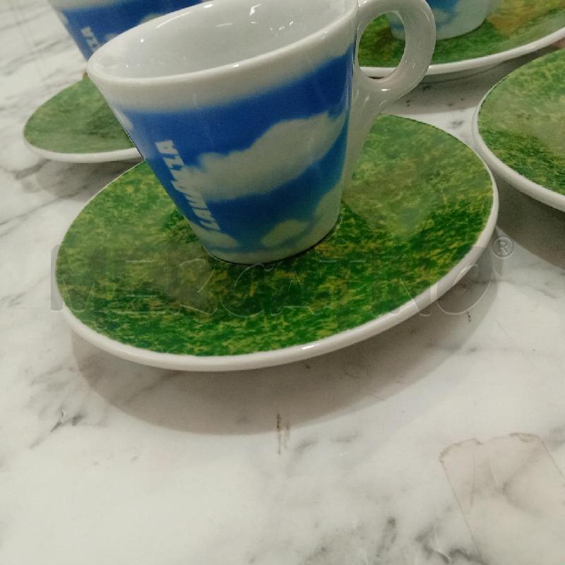 TAZZINE LAVAZZA AZZURRE NUVOLE BIANCHE CAFFÈ UFFICIALE COPPA DEL MONDO 98 | Mercatino dell'Usato Benevento 2