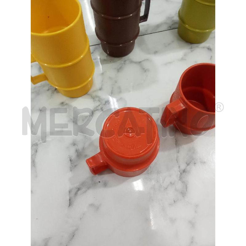 TAZZINE PLASTICA MINI COLORATE TUPPERWARE | Mercatino dell'Usato Benevento 3