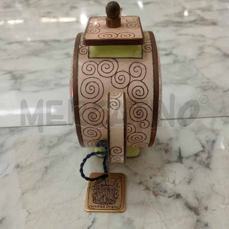TEIERA MINI SMALTATA ABBRACCIO DI KLIMT DA COLLEZIONE | Mercatino dell'Usato Benevento 3