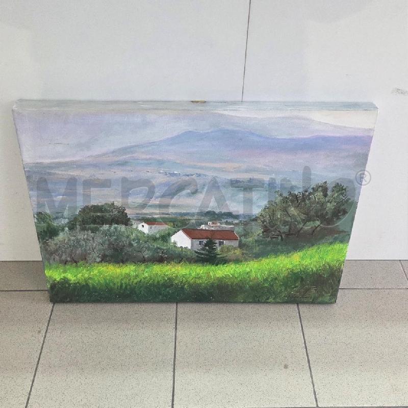 TELA PAESAGGIO FOGLIANISE CON CASA BOSCO | Mercatino dell'Usato Benevento 1