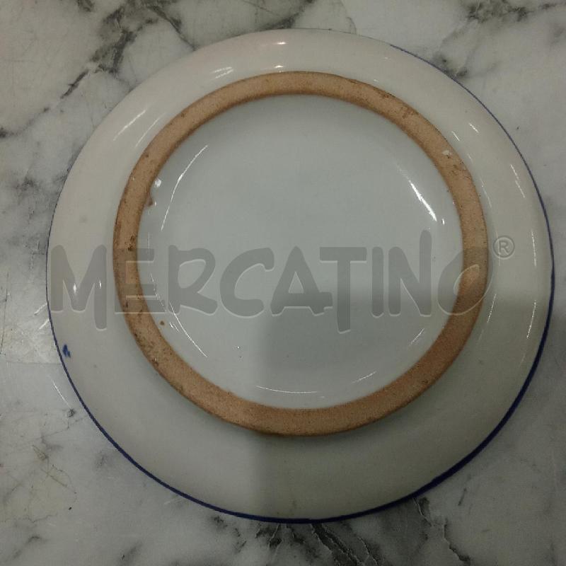 TETE A TETE TERRACOTTA GIALLO BLU VASSOIETTO | Mercatino dell'Usato Benevento 4