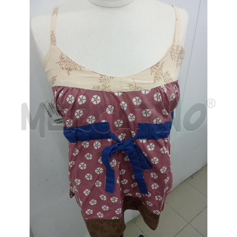 TOP ROSA FIOCCO BLU IN VITA BRETELLINE HOSS | Mercatino dell'Usato Benevento 1