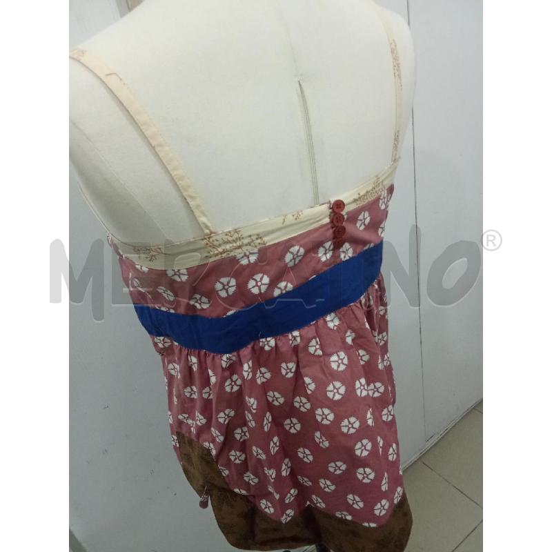 TOP ROSA FIOCCO BLU IN VITA BRETELLINE HOSS | Mercatino dell'Usato Benevento 3