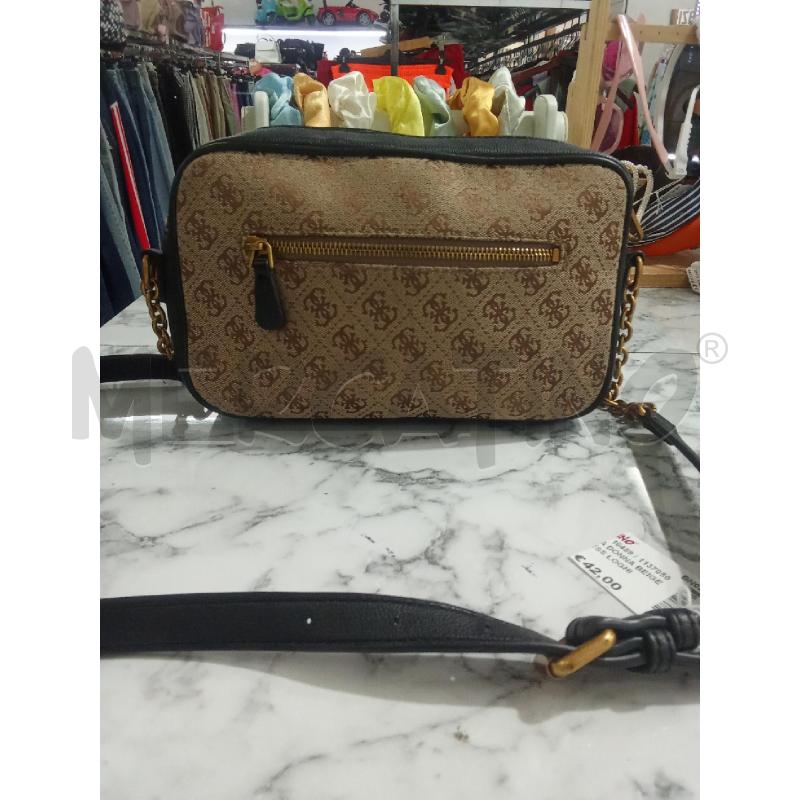 TRACOLLA DONNA BEIGE NERA GUESS LOGHI 25CM | Mercatino dell'Usato Benevento 2