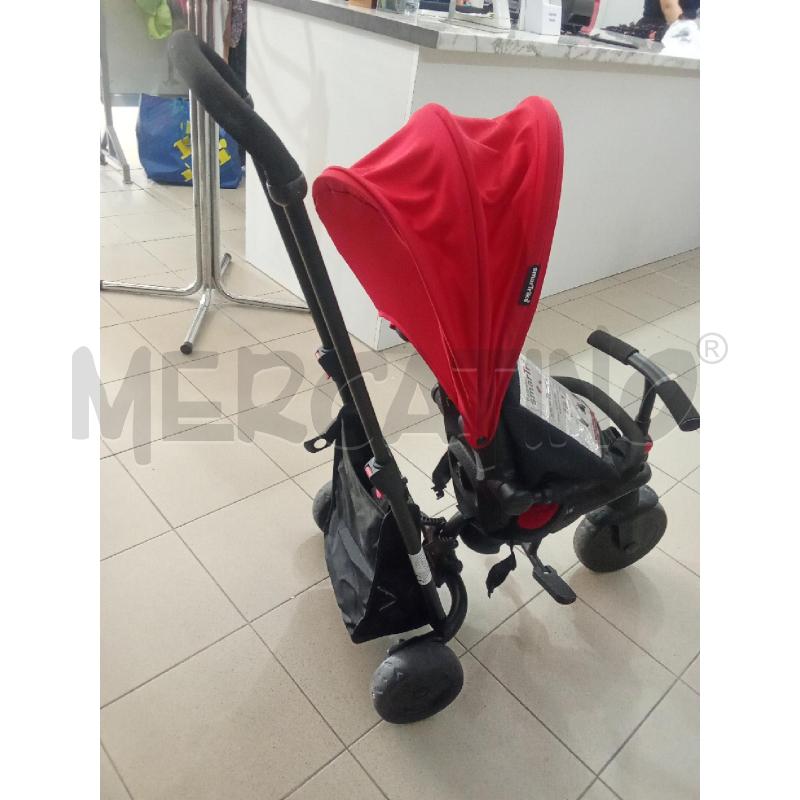 TRICICLO ROSSO E NERO EVOLUTIVO SMARTRIKE  | Mercatino dell'Usato Benevento 3