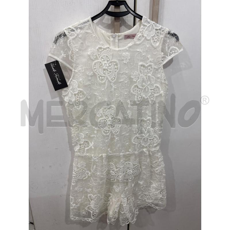 TUTINA BAMBINA BIANCO MISS BLUMARINE MERLETTO  | Mercatino dell'Usato Benevento 1