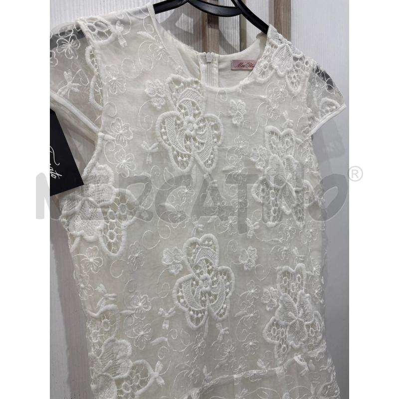 TUTINA BAMBINA BIANCO MISS BLUMARINE MERLETTO  | Mercatino dell'Usato Benevento 3