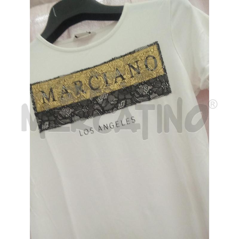 T SHIRT BAMBINA BIANCA INS DORATO MARCIANO GUESS | Mercatino dell'Usato Benevento 2