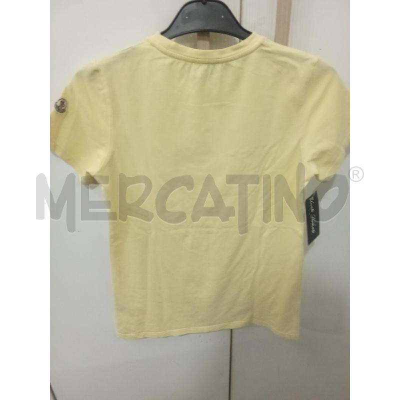T SHIRT BAMBINA GIALLA FIORI BLU MONCLER | Mercatino dell'Usato Benevento 2