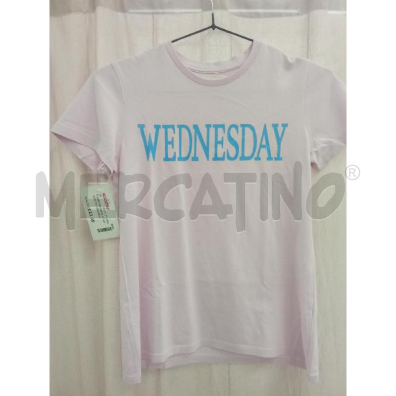 T SHIRT BAMBINA VIOLA SCRITTA WEDNESDAY ALBERTA FERRETTI | Mercatino dell'Usato Benevento 1