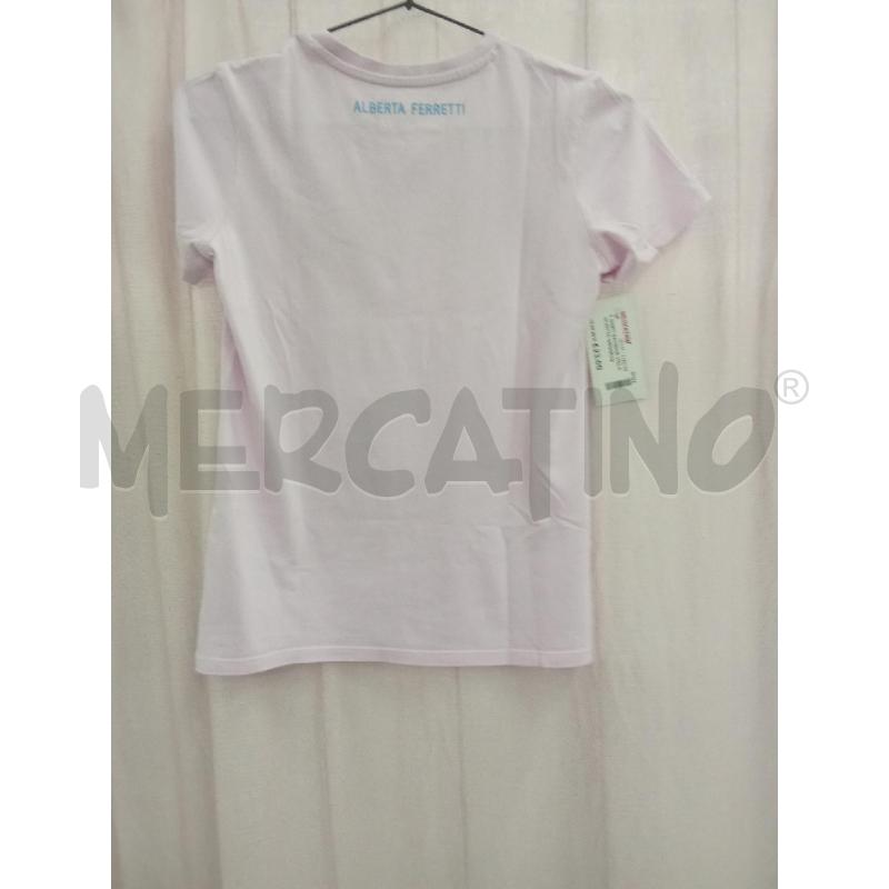 T SHIRT BAMBINA VIOLA SCRITTA WEDNESDAY ALBERTA FERRETTI | Mercatino dell'Usato Benevento 2
