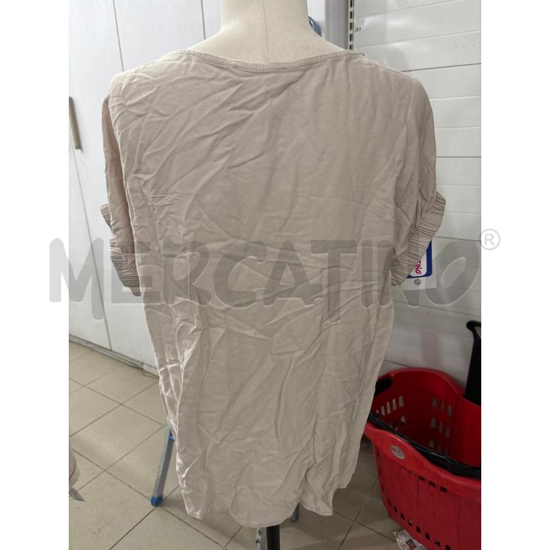 T SHIRT DONNA BEIGE CON MOLLE GIORGIA&JOHNS | Mercatino dell'Usato Benevento 3