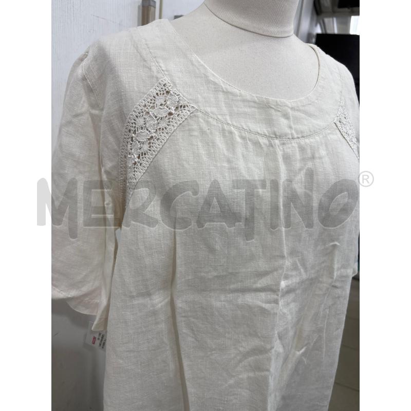 T SHIRT DONNA BEIGE LINO GUERINI | Mercatino dell'Usato Benevento 2
