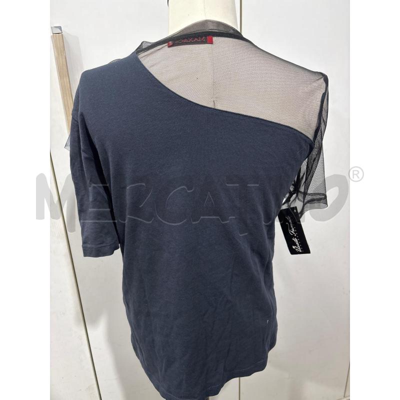 T SHIRT DONNA BLU CON TULLE MAX&CO | Mercatino dell'Usato Benevento 3