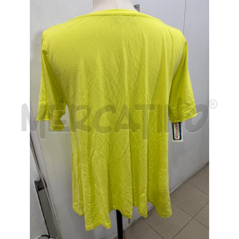 T SHIRT DONNA GIALLA FLUO MARA CAROL | Mercatino dell'Usato Benevento 2