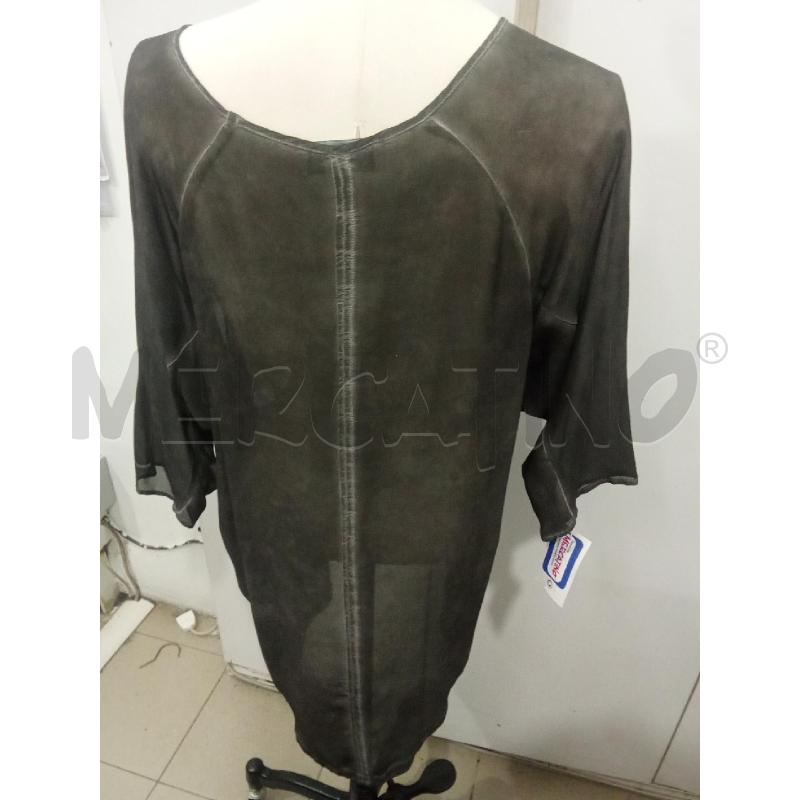 T SHIRT DONNA GRIGIO SCURO VELATA 100% SETA ALYSI | Mercatino dell'Usato Benevento 3