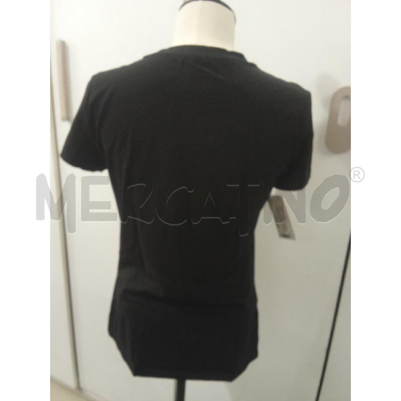 T SHIRT DONNA NERA ARMANI EXCHANGE STRASS ROSA | Mercatino dell'Usato Benevento 2