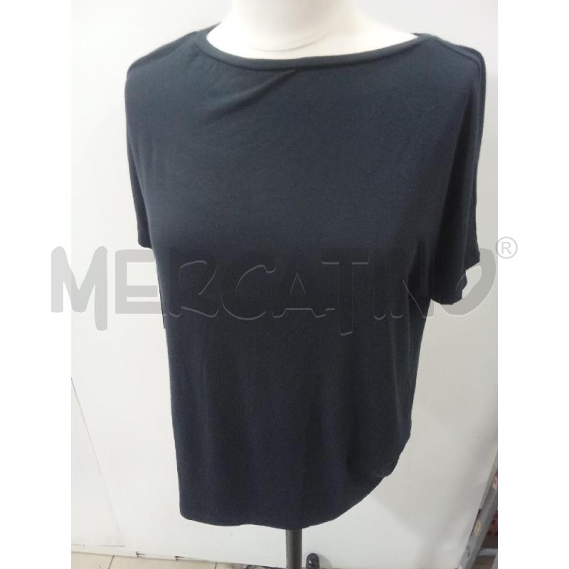 T SHIRT DONNA NERA EMME MARELLA ELASTICIZZATA | Mercatino dell'Usato Benevento 1