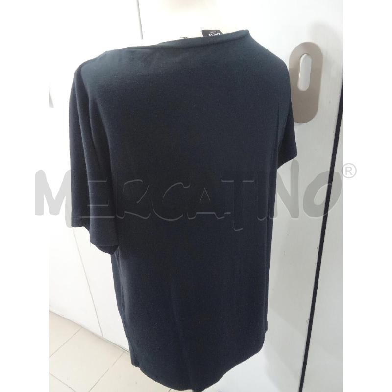 T SHIRT DONNA NERA EMME MARELLA ELASTICIZZATA | Mercatino dell'Usato Benevento 2