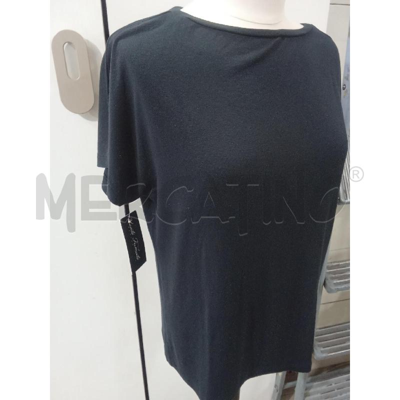 T SHIRT DONNA NERA EMME MARELLA ELASTICIZZATA | Mercatino dell'Usato Benevento 3
