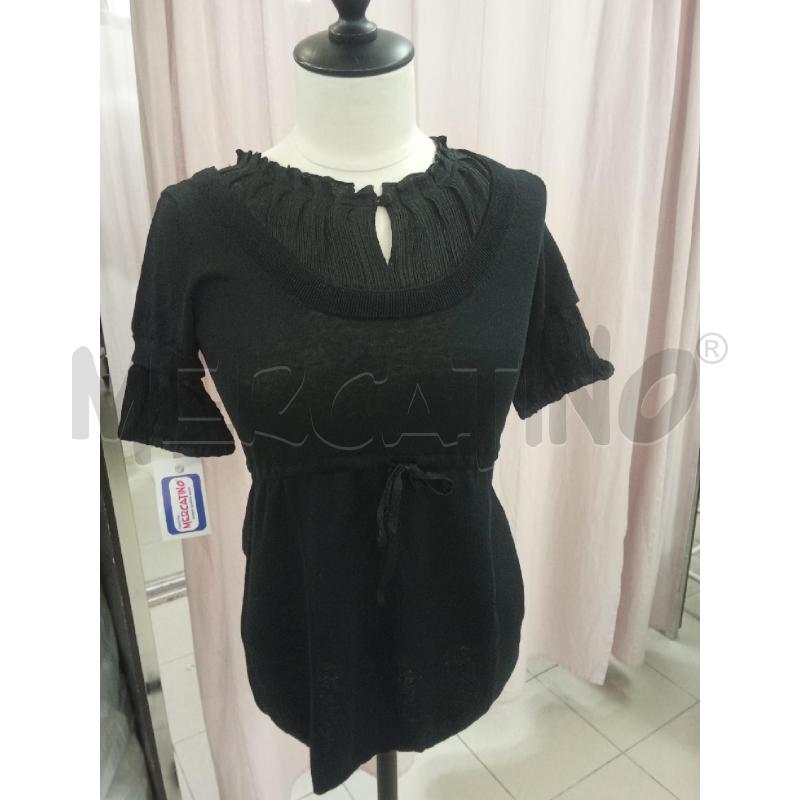 T SHIRT DONNA NERA LACCIO HOSS INTROPIA | Mercatino dell'Usato Benevento 1
