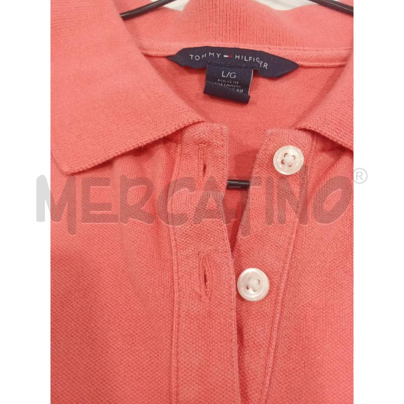 T SHIRT DONNA POLO ROSA PESCA TOMMY HILFIGER  | Mercatino dell'Usato Benevento 3