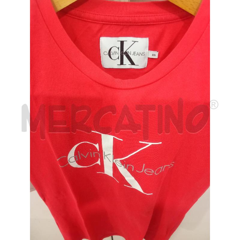 T SHIRT DONNA ROSSA CALVIN KLEIN JEANS | Mercatino dell'Usato Benevento 2