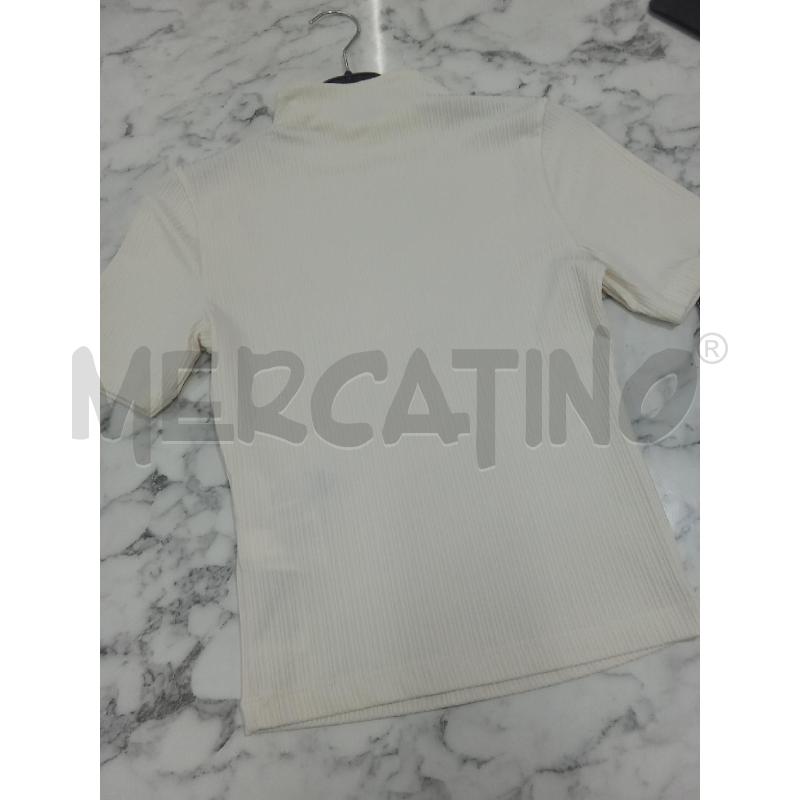 T SHIRT DONNA SOTTOGIACCA PANNA CALVIN KLEIN JEANS | Mercatino dell'Usato Benevento 4