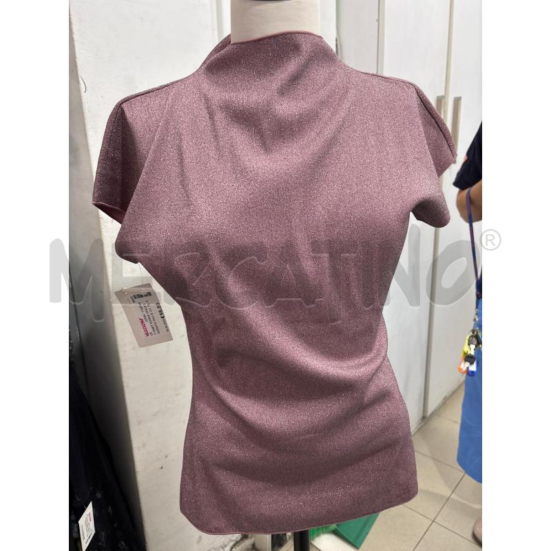 T SHIRT DONNA VIOLA LAMINATA MAX E CO | Mercatino dell'Usato Benevento 1