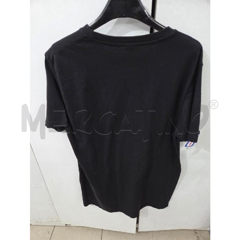 T SHIRT NERA STAMPA BIANCA ARANCIO SII UMILE BE HMBLE | Mercatino dell'Usato Benevento 2