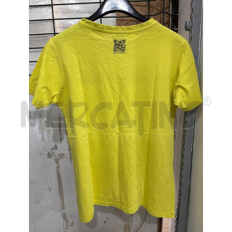 T SHIRT RAGAZZO GIALLA ICEBERG STAMPA NERA | Mercatino dell'Usato Benevento 2
