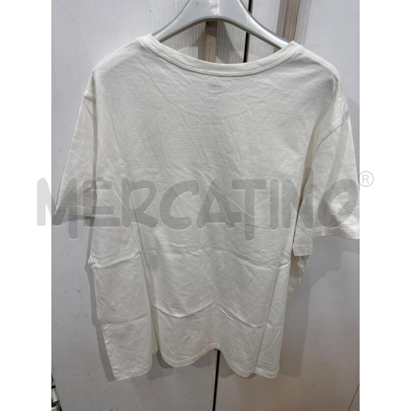 T SHIRT UOMO BIANCA LEVIS LOGO ROSSO | Mercatino dell'Usato Benevento 2