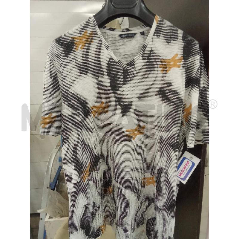T SHIRT UOMO BIANCA NERA SCOLLA A V ANTONY MORATO  | Mercatino dell'Usato Benevento 1