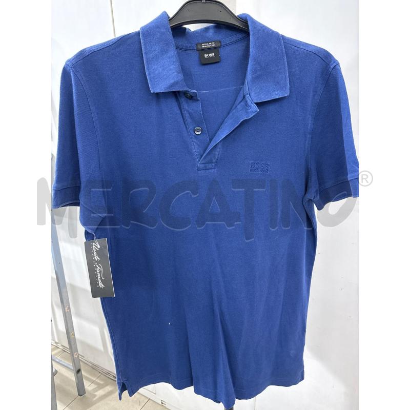 T SHIRT UOMO BLU MODELLO POLO HUGOBOSS REGULAR FIT  | Mercatino dell'Usato Benevento 1
