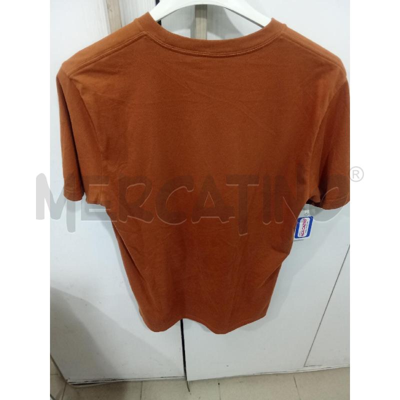 T SHIRT UOMO CARHARTT ARANCIO MARRONE SCRITTA NERA | Mercatino dell'Usato Benevento 2