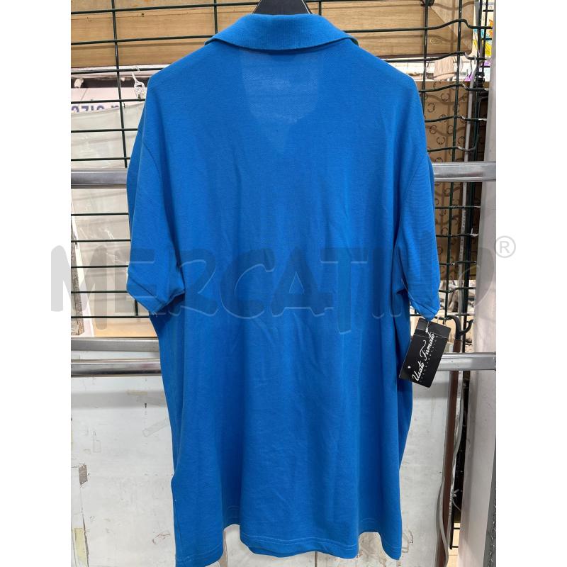 T SHIRT UOMO POLO REFRIGIWEAR BLU LOGO VERDE | Mercatino dell'Usato Benevento 3