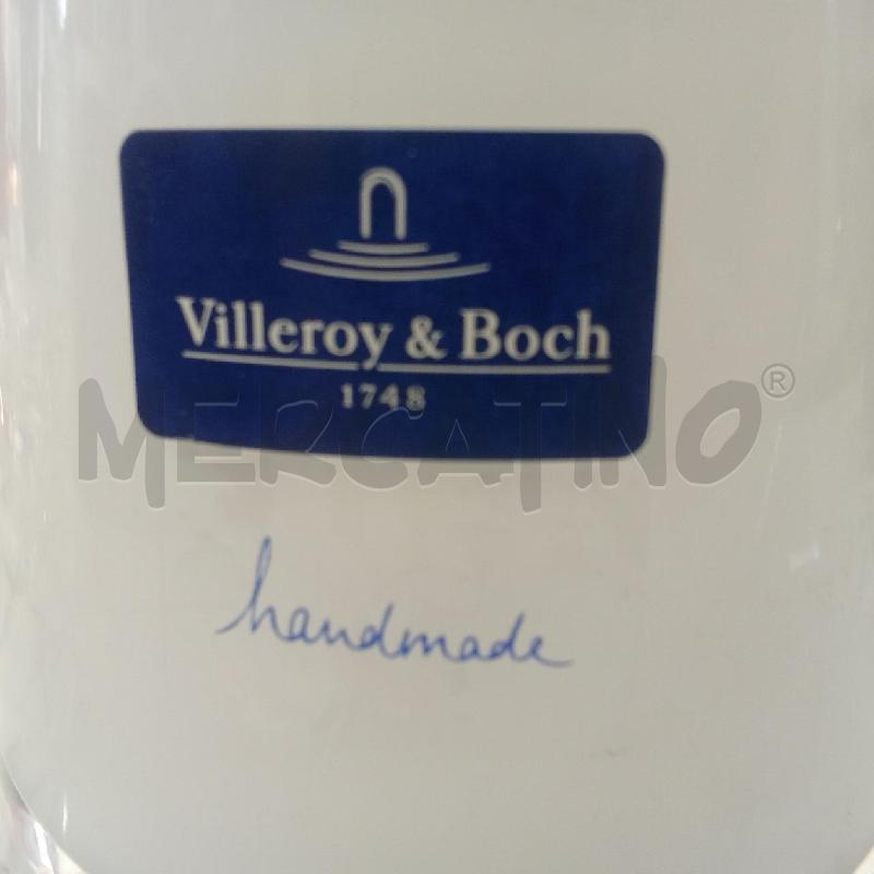 VASETTO BIANCO VILLEROY BOCH BASE VETRO  | Mercatino dell'Usato Benevento 5