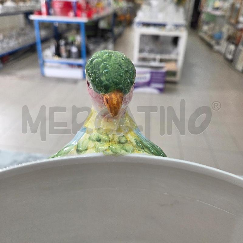 VASO CER BIANCO BOMBATO MANICI UCCELLI SAN MARCO NOVE | Mercatino dell'Usato Benevento 3