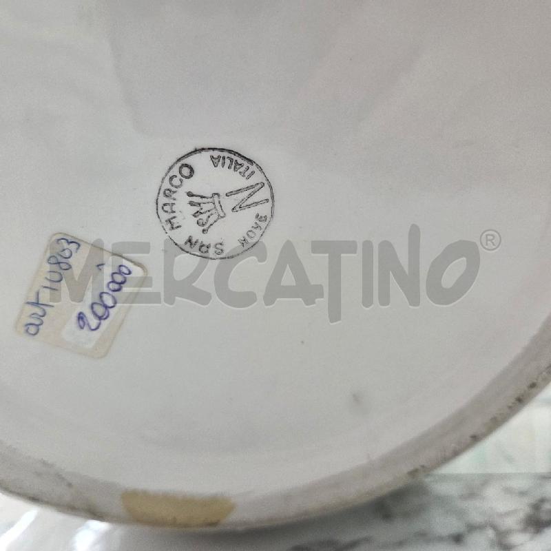 VASO CER BIANCO BOMBATO MANICI UCCELLI SAN MARCO NOVE | Mercatino dell'Usato Benevento 5