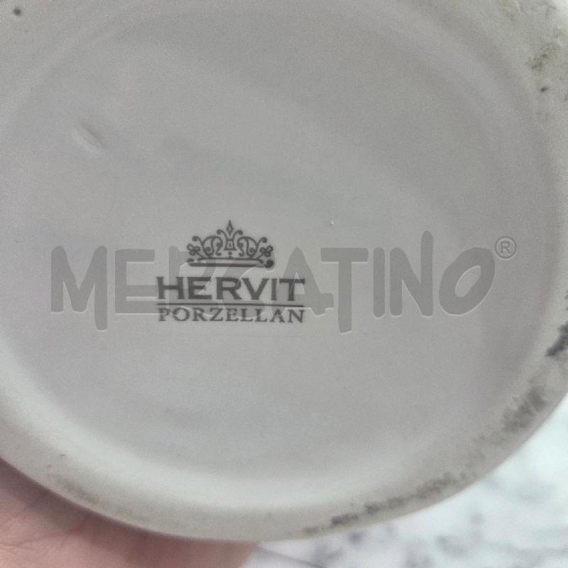 VASO CER BIANCO GRIGIO HERVIT RAMI INTRECCIATI | Mercatino dell'Usato Benevento 4