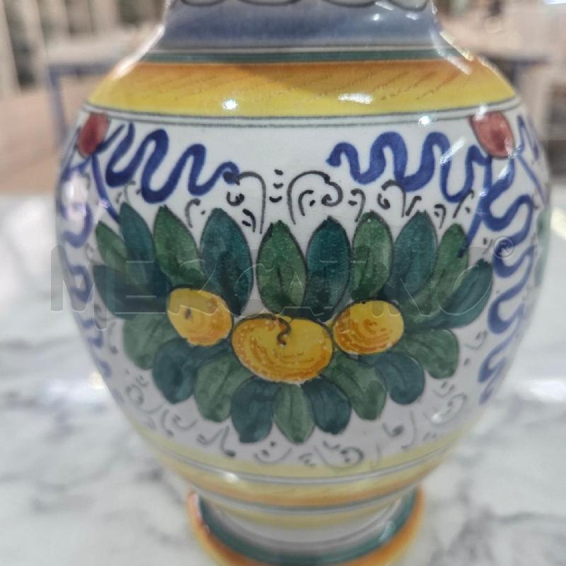 VASO CER BIANCO LIMONI BORDO ONDULATO DERUTA | Mercatino dell'Usato Benevento 3