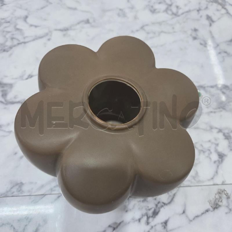VASO CER MARRONE FORMA FIORE  | Mercatino dell'Usato Benevento 2
