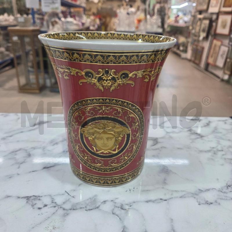 VASO CER ROSSA DORATA MEDUSA VERSACE X ROSENTHAL | Mercatino dell'Usato Benevento 1