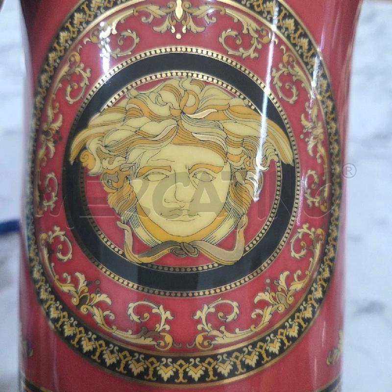 VASO CER ROSSA DORATA MEDUSA VERSACE X ROSENTHAL | Mercatino dell'Usato Benevento 3