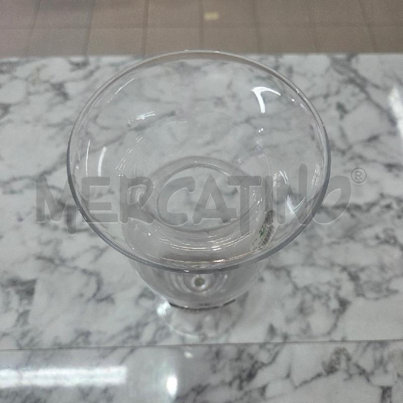 VASO CRISTALLO BASE TONDA PLACCHETTA 25 | Mercatino dell'Usato Benevento 3