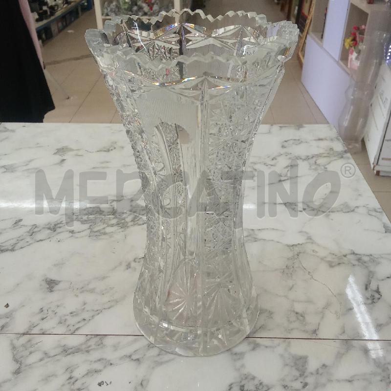 VASO CRISTALLO PUNTE STELLE | Mercatino dell'Usato Benevento 1