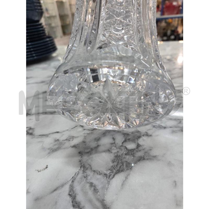 VASO CRISTALLO STELLE BORDO ONDULATO TRASPARENTE | Mercatino dell'Usato Benevento 4